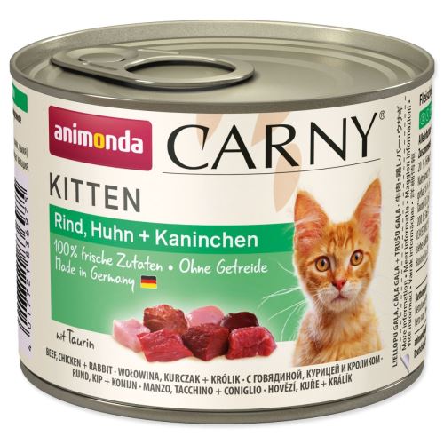 Carny Kitten marhahús + csirke + nyúl konzerv 200 g