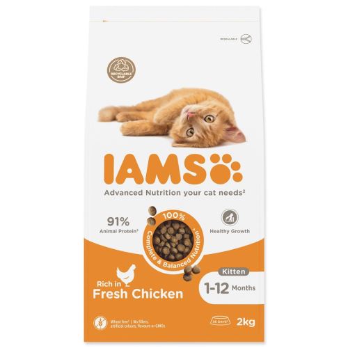 IAMS Cat Kitten Csirke 2 kg