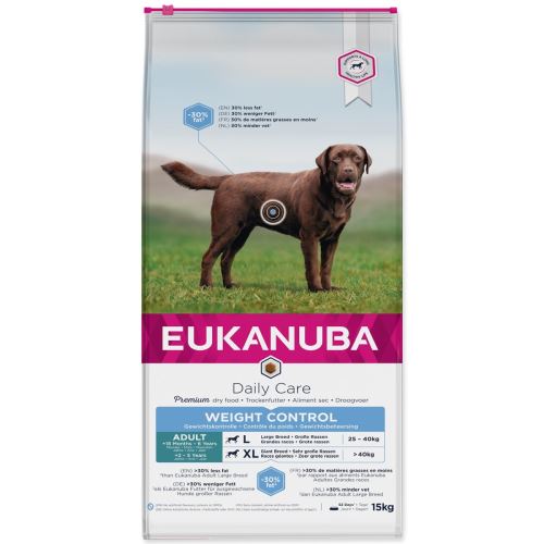 EUKANUBA Daily Care Adult Large & Giant Breed súlykontroll 15 kg