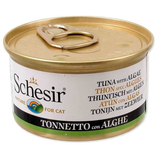 Konzerv SCHESIR Macska tonhal + hínár zselében 85 g