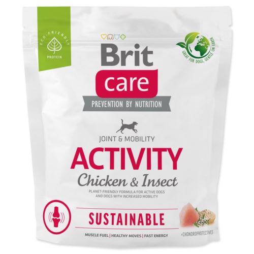 Brit Care Dog Sustainable Activity Csirke & Rovar 1kg