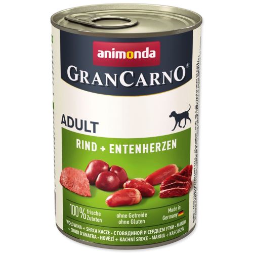 Gran Carno marhahús + kacsaszív konzerv 400 g