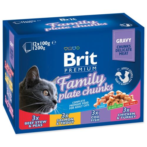 BRIT Premium Cat Family tányér 1200 g