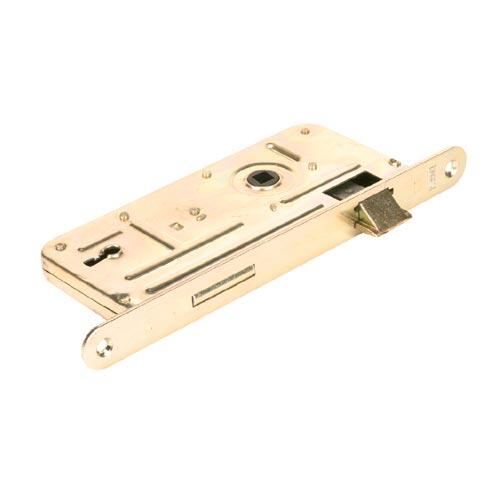 Zárbetétes zár 548A - 90/80 P-L, fehér cink, zárható kulcshoz