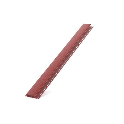 BRYZA "H" műanyag profil, hossza 3M, piros RAL 3011