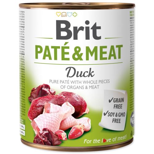 BRIT Paté és húsos kacsa 800 g