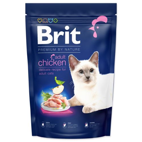 BRIT Premium by Nature Cat Adult Csirke 1,5 kg