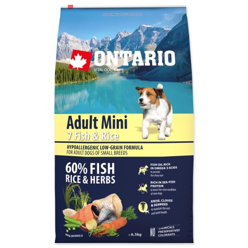Kutya Adult Mini Fish & Rice 6,5 kg