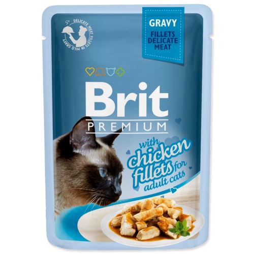 BRIT Prémium macskafilé csirkemellszaftban 85 g