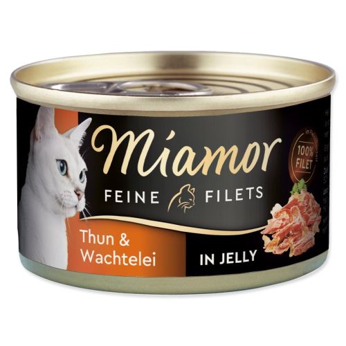 MIAMOR Feine Filets tonhal konzerv + fürjtojás zselében 100 g