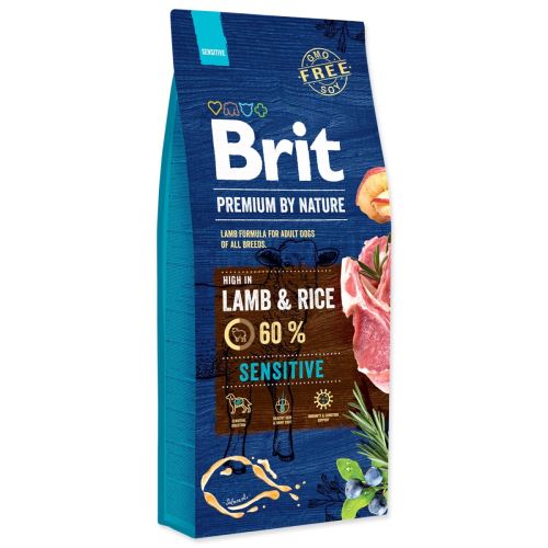 BRIT Premium by Nature Sensitive bárány 15 kg