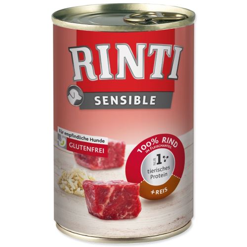 RINTI Sensible marhahús + rizs konzerv 400 g