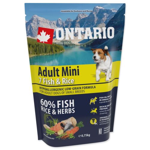 Kutya Adult Mini Fish & Rice 0,75 kg