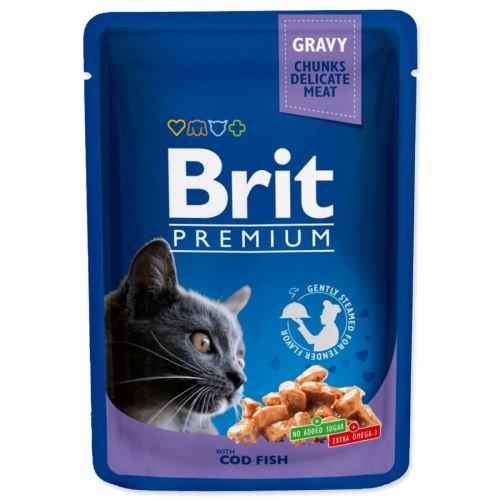 BRIT Prémium macska tőkehal 100 g