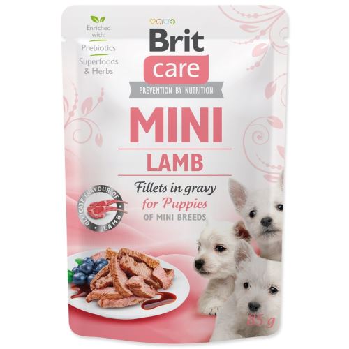 BRIT Care Mini Puppy bárányfilé mártásban 85 g