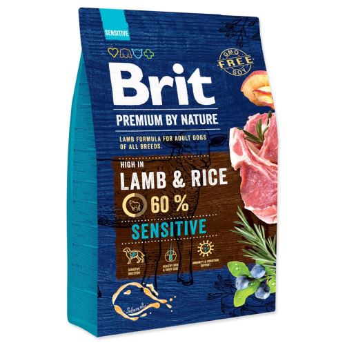 BRIT Premium by Nature Sensitive bárány 3 kg