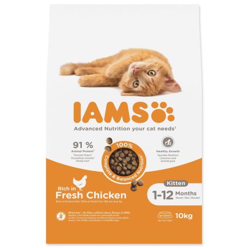 IAMS Cat Kitten Csirke 10 kg