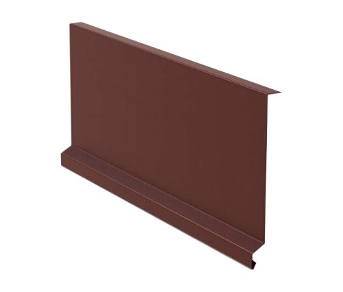 Szélvédő korlát alsó szegélylemez RŠ 250, festett cink, RAL 8017 barna