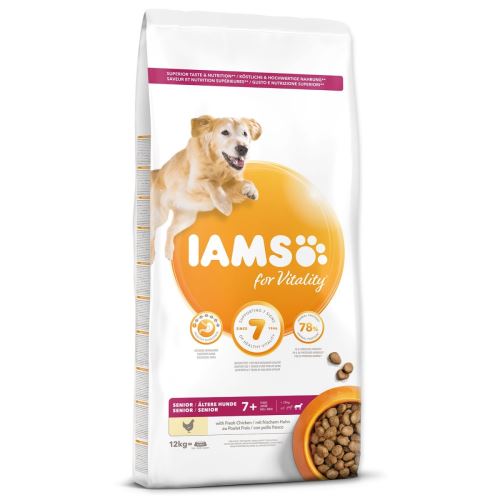 IAMS Dog Senior Large csirke 12 kg