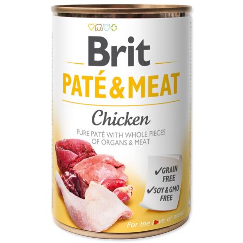 BRIT Paté és húsos csirke 400 g