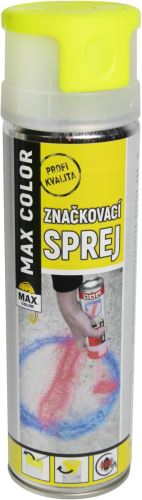 MAX COLOR 500ml élénksárga jelölő spray