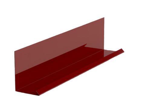 Fali díszléc RŠ 200 fedőszalaggal kombinálható, Cink festés, piros RAL 3009