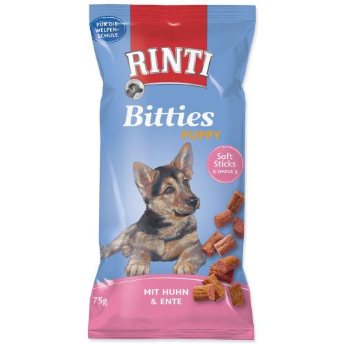 RINTI Extra Bitties Puppy csirke + kacsa 75 g