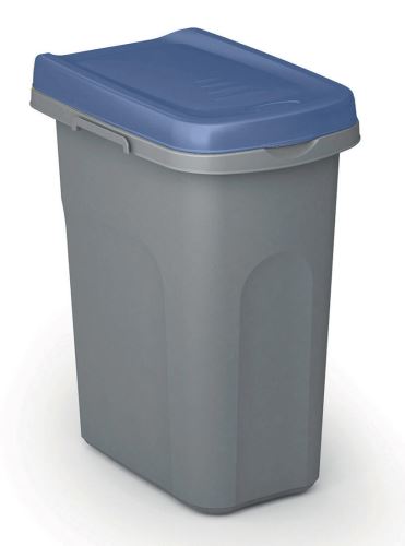 Válogatott hulladékgyűjtő HOME ECO SYSTEM, műanyag, 15l, szürkéskék
