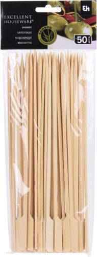 Bambusz nyársak 25cm nyéllel (50db)