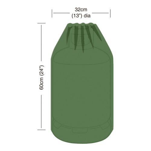 Fedél 15 kg-os gázpalackhoz, 32x60 cm-es méret (polietilén)