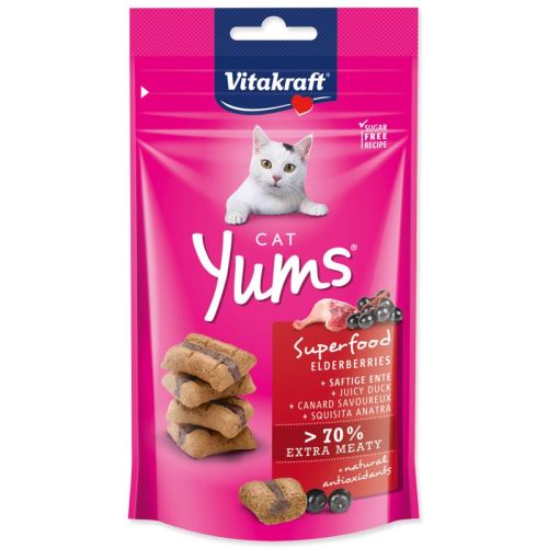 VITAKRAFT Cat Yums Superfood bodzabogyó 40 g