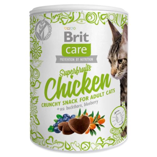 BRIT Care Cat Snack Superfruits csirke 100 g