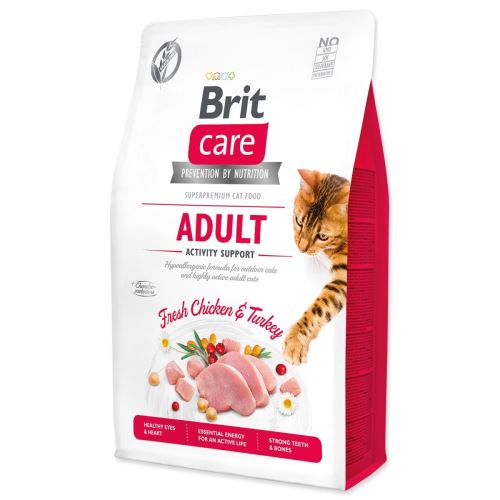 BRIT Care Cat Gabonamentes felnőtt Activity Support 2 kg