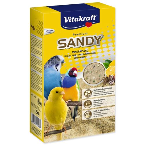 Homok VITAKRAFT Sandy kis papagájok számára 2 kg