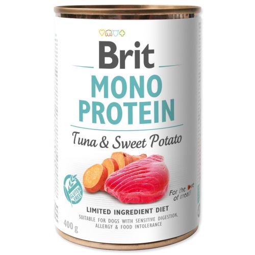 BRIT Monoprotein tonhal és édesburgonya 400 g