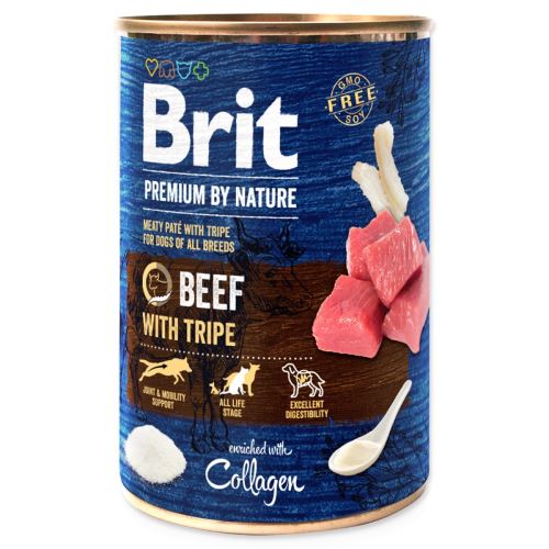 BRIT Premium by Nature Marhahús tripszekkel 400 g