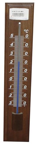 Kültéri hőmérő D34 fából készült 32cm foltos