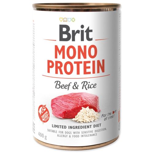 BRIT Monoprotein marhahús és barna rizs 400 g