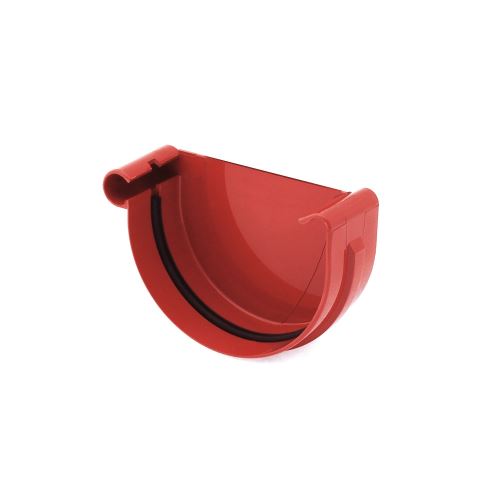 BRYZA Ereszcsatorna baloldali műanyag Ø 75 mm, piros RAL 3011