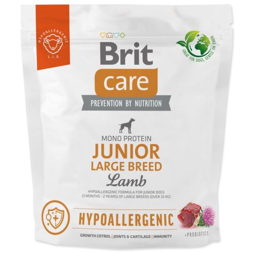 BRIT Care Dog Hypoallergén Junior Junior nagytestű kutyák 1 kg