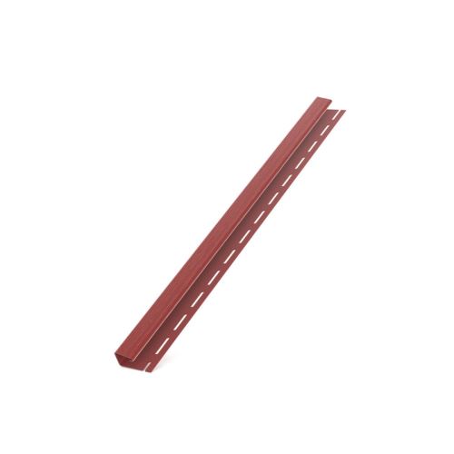 BRYZA "J" műanyag profil, 3M hosszúságú, piros RAL 3011