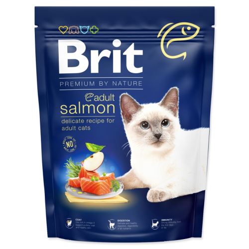BRIT Premium by Nature Cat Adult Lazac 300 g