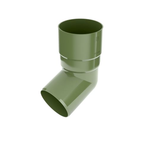 BRYZA 67° műanyag könyök Ø 63 mm, zöld RAL 6020