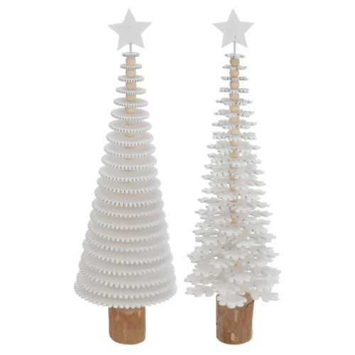 Karácsonyi dekoratív fa fa 40cm motívum mix