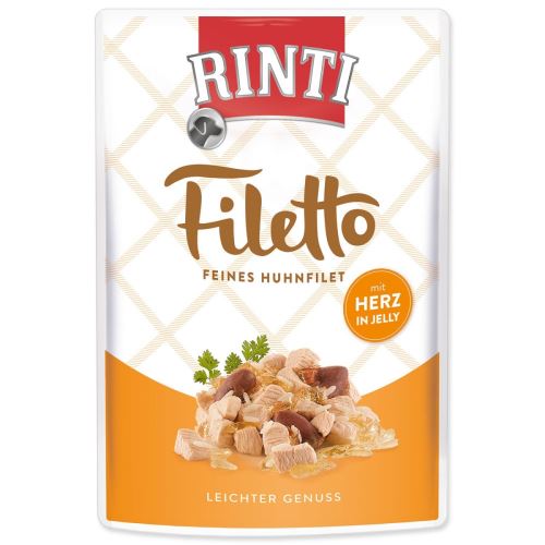 Kapszula RINTI Filetto csirke + csirkeszív zselében 100 g