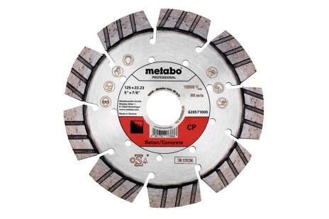 METABO Gyémánt vágótárcsa Dia-TS 125x22,23 mm - CP, Beton, Profi 628571000