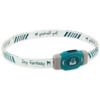 Dog Fantasy LED Világító, többszínű, újratölthető nyakörv M 50cm