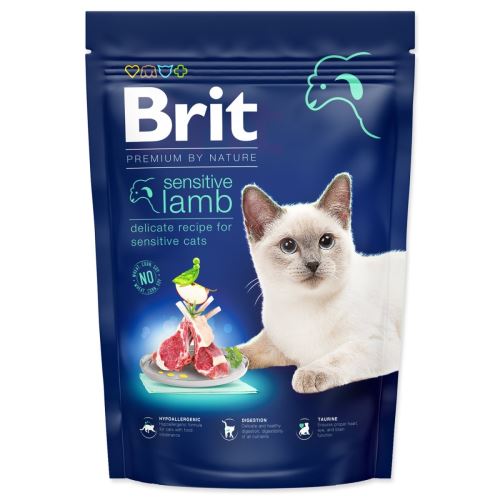 BRIT Premium by Nature Cat Sensitive Bárány 800 g