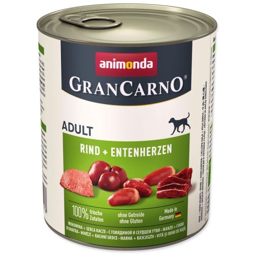 Gran Carno marhahús + kacsaszív konzerv 800 g