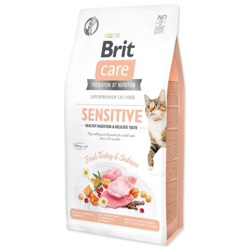 BRIT Care Cat Grain-Free Sensitive Sensitive Egészséges emésztés és finom íz 7 kg